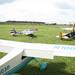 Mike Cisler adjusts one of his remote control planes in Ypsilanti on Sunday. Daniel Brenner I AnnArbor.com